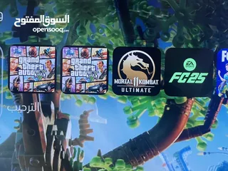  4 ........................بلايستيشن 5 مستعمل في حاله ممتازه للبيع مع ايدتين و 10 العاب سي دي و حساب