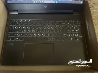  2 لابتوب hp victus جيمينج كرت شاشة rtx3050 ti بحالة ممتازه سعرر حرررق
