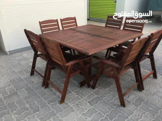  1 Dining Table With Eight Chairs
