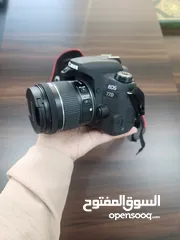  7 للبيع: كاميرا CANON EOS 77D + عدسة EFS 18-55mm + حقيبة كاميرا / استعمال خفيف جدا / شبه جديده