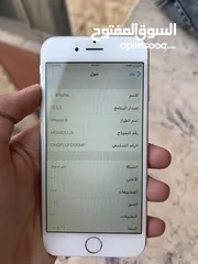  2 جهاز آيفون 6 عادي المساحه 16  عليه آيكلاود داخلي بس شغال