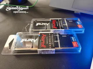  1 رامات جديدة KingSton Fury Beast RGB 64GB (32GB x 2)