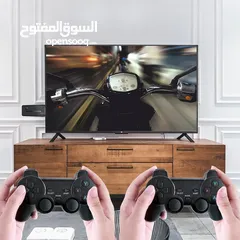  3 عرض 2 قطعة HD Gaming Kit with joysticks بلاي ستيشن الاطفال يحتوي على أكثر من 10 الف لعبه بجودة 4k