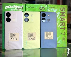  1 مستعمل اخو الجديد Smart 7HD رام 4 جيجا 64 أغراضة والكرتونه الأصلية مكفول متوفر توصيل
