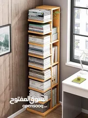  1 مكتبة خشبية