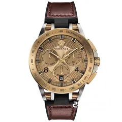  9 Versace Men's Chronograph Casual-Sports Quartz Watch 45mm