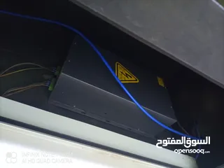  7 ماكينه قص ليزر co2 راسين مساحة عمل 100*160