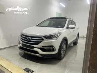  9 هونداااااي سنتافيه 2017 مطور 2000 ديزل اتوماتيك فل الفل اضافات بنورامااااااا لون ابيض ملوكي جب