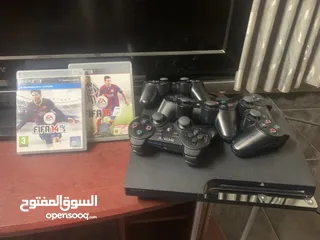  1 بلايستيشن 3 سليم مش مهكر + fifa 14/15