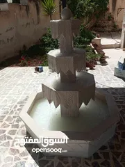  19 نوافير وشلالات وبابكيو احواض زريعه جميع انواع الحجر البناء والديكوارات