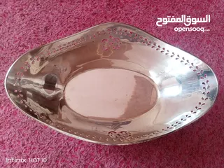  4 سله فخمه من النحاس والفضه الملكيه الهنديه