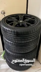  4 18inch alloy wheel for sale with tire, 18inch aloyy wheel,4 number