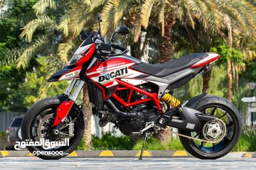  1 Ducati Hypermotard 821 with SC Project Exhaust