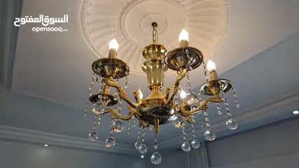  1 ثريا 8 اذرع نحاس