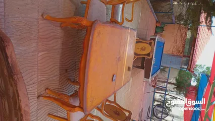  2 طاولة سفره خشب زان