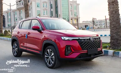  2 شانجان cs35 لون خمري فحص كامل فل كامل موديل 2022      بانوراما  السعر 13800
