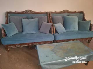  4 طقم كنب مخمل