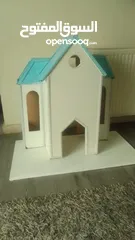  4 Frozen theme cat castle قلعة قطط  Handmade صناعة يدوية  For Indoor & Outdoor use داخل او خارج المنزل