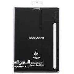  1 Samsung Tab S7 S8 Book Cover كفر سامسونج تاب اس 7 اس 8 دفتر