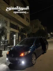  4 مازدا 5 جير عادي 6+1 متور 2000 بنزين رخصه و تامين جديد  عداد قليل فحص نخبب سعرر كااششش