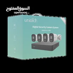  5 كت كاميرات مراقبة 2ميجا كامل ومكفول فل كلر نهاري وليلي جاهز للتركيب بيدك