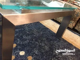  1 طاوله وسط زجاج وستنالس  دنماركيه