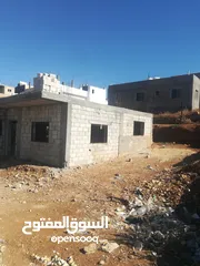  1 بيت قيد الانشاء للبيع المنشية / ابوحمور