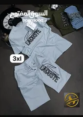  11 بيجامة شورت رجالي  الخامة قطنية  مقاسات L/Xl/2X/3X اوزان من 50 ل 85 كيلو
