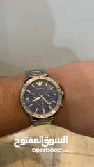  3 ساعه ارمني emporio blue dial