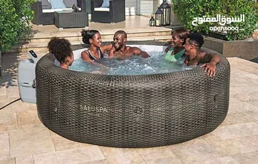  4 جاكوزي jacuzzi بعدة احجام اجمل جلسات الاسترخاء للمنازل ومراكز العلاج الطبيعي والتجميل
