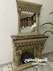  2 مدخل بي المرايا  وطاوله تلفزيون
