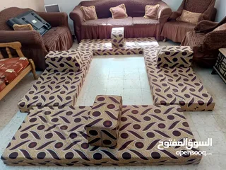  2 مجلس عربي اربع جنابي مع اربع مراكي استخدام اسبوع بحالة الوكالة