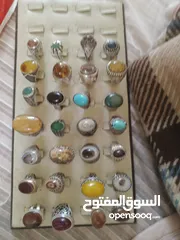  1 خواتم عقيق يماني بأنواعه بسعر مغري جدا