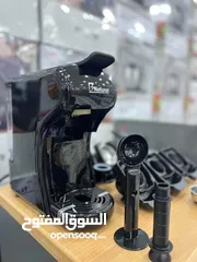  2 ماكينة كبسولات بي ناشونال بقدرة 1450 واط وسعة 600 مل من بي ناشونال