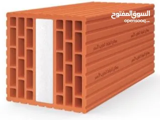  4 قرميد وطابوق حراري للبيع أعتاب خرسانيه Roof tiles, red block, pre cast lintels