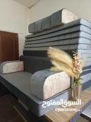  12 فراش عربي  جديد تفصيل 6 فرشات و6 مراكي و6 مساند اسفنج سكني ضغط 14 فقط