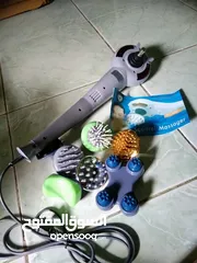  10 جهاز المساج ماجيك  العملاق 8 في 1 مساج Magic Massager كهرباء 8 رؤوس تدليك الجسم و العضلات