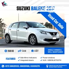  1 SUZUKI BALENO 2017 SINGLE OWNER