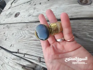  6 سواره نسائي. نحاس وحجر عقيق