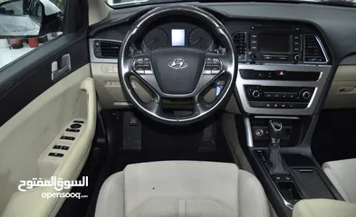  16 Hyundai Sonata ( 2017 Model ) in White Color GCC Specs