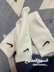  3 nike white socks ( 3 pack )