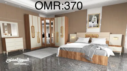  10 TURKEY BEDROOM SET 10 PICES WITH MATTRESS/غرف نوم ترکی مع دوشج ۱۰ قطع