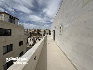  18 شقة روف باطلالة مميزة مساحة بناء 155م داخلي و 165م ترس بسعر مميز في عبدون