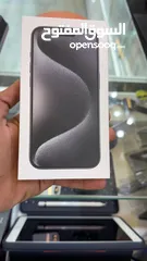  4 ‏IPHONE 15 PRO 256GB NEW NO ايفون 15 برو ذاكرة تخزين 256 جيجا جديد نو اكتف  شريحة الكتروني ACTIVATE