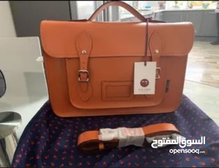  6 شنطة جلد طبيعي
