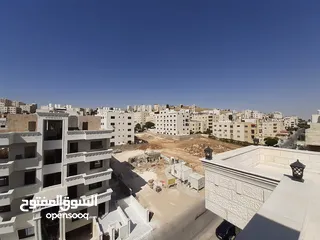  33 شقة مساحة 185متر مع روف (دوبليكس) وتراس باطلاله مميزة في شفا بدران للبيع من المالك