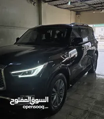  5 انفينيتي 2019 Qx80 full Option بحاله ممتازه جدا مع ضمان جير ومكينه الأرخص ف السوق