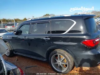  2 إنفينيتي QX80 2018 للبيع بالحادث