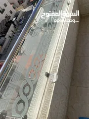  1 دربزين بلكونة خارجي سيكوريت (زجاج)
