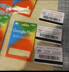  2 بطاقة جوجل بلاي 5$ سعره رصيد اسيا ابو 5 بشرط